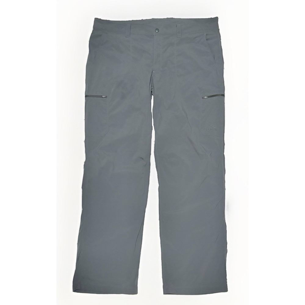 LL Bean‎ Mens Cresta Hiking Cargo Pants 40x32 Gray Water Resistant 506421